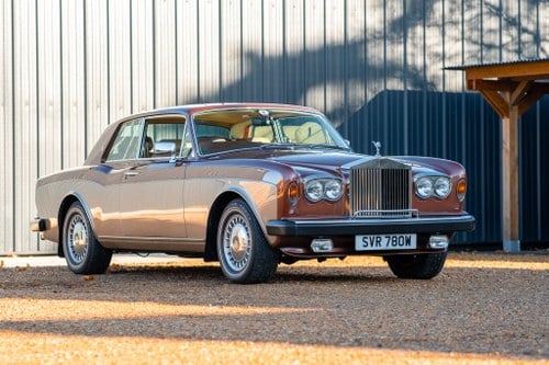 1981 Rolls Royce Corniche Fixed Head Coupé VERKOCHT