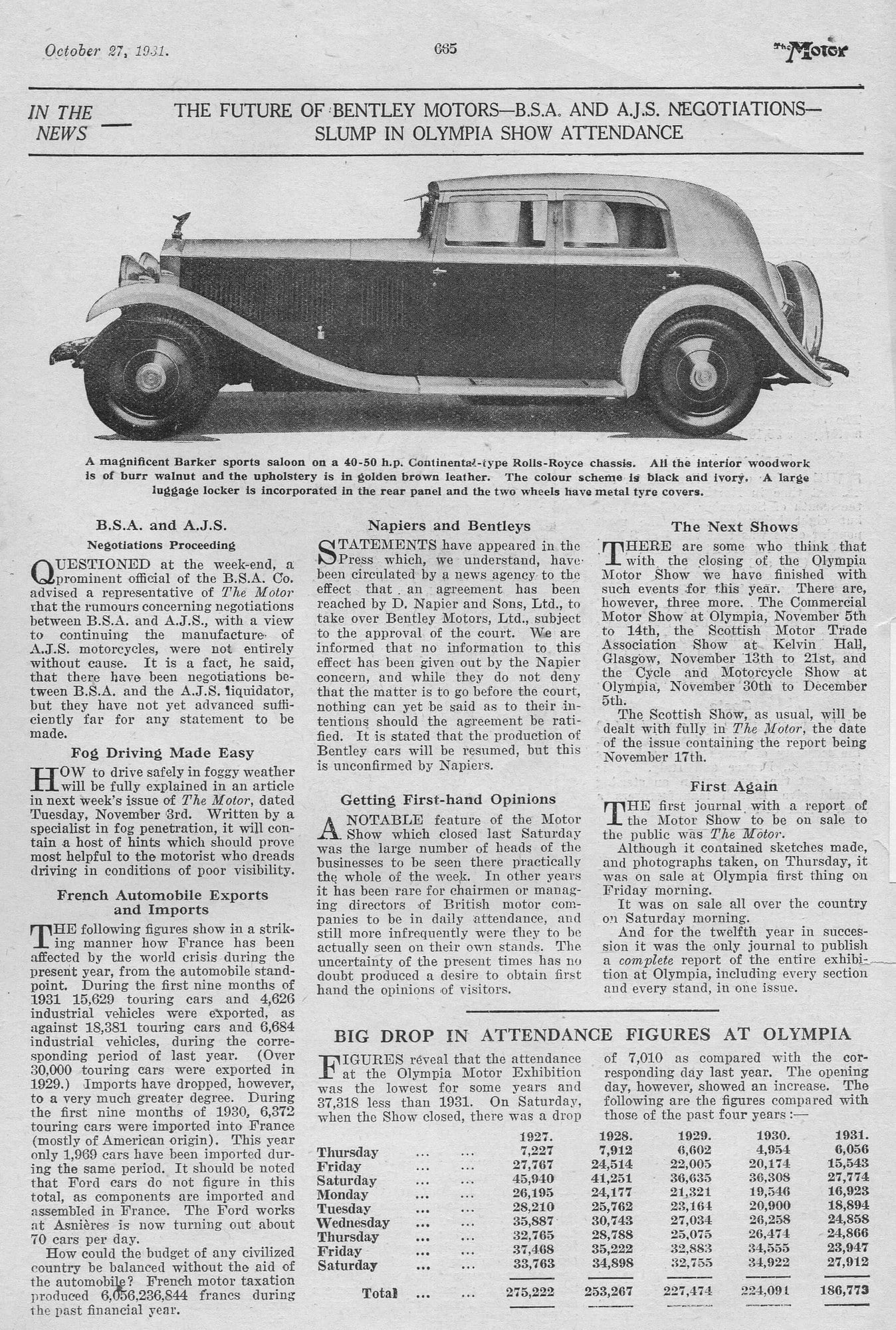 1931 Rolls Royce Phantom 2 Continental, foto 2