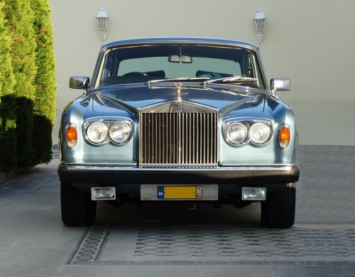 1977 Rolls Royce Silver Shadow II, elegant Caribbean Blue For Sale