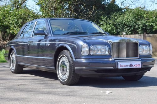 2001/X Rolls Royce Silver Seraph in Meteor Blue For Sale
