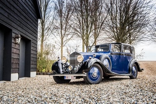 1937 Rolls-Royce 25/30 Sedanca De Ville by Gurney Nutting For Sale