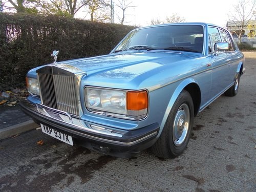 1981 Silver Spirit - Barons Sandown Pk Tuesday 11th December 2018 For Sale by Auction