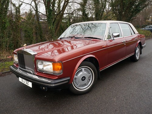1983 ROLLS ROYCE SILVER SPUR SALOON 6.8 V8 CORAL RED For Sale