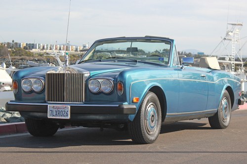 1984 Rolls Royce Corniche = clean Lagoon Blue(~)Tan  $75k  For Sale