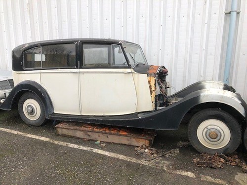 Rolls royce 1936 mulliner wraith for restoration In vendita