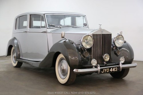 1947 Rolls-Royce Silver Wraith Limousine Right Hand Drive For Sale