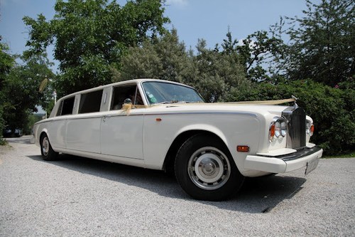 1976 silver shadow limousine 6,5 meter long In vendita