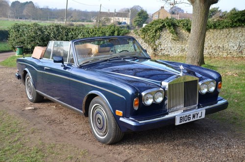 1985 Rolls Royce Corniche Convertible S2  £25 - £30K  For Sale by Auction