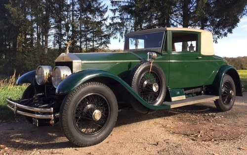 1926 Rolls Royce Springfield LHD Silver Ghost Coupé by McNea VENDUTO