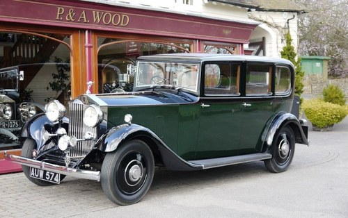 Rolls-Royce 20/25 1933 Limousine by Barker For Sale