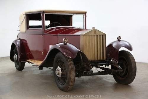 1929 Rolls-Royce 20HP Doctors Coupe In vendita
