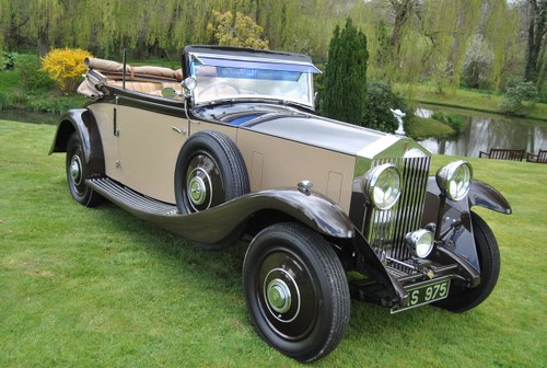1933 ROLLS-ROYCE 20/25 THREE POSITION DROPHEAD COUPE BY VANDEN PL For Sale