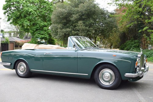 1968 Rolls Royce MPW Convertible in Fern Green For Sale