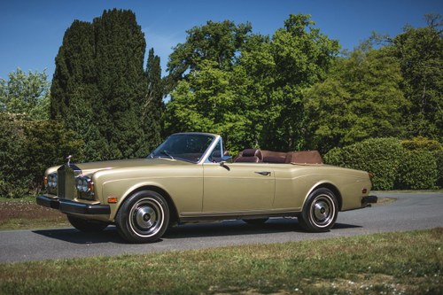 1982 Rolls-Royce Corniche cabriolet For Sale by Auction
