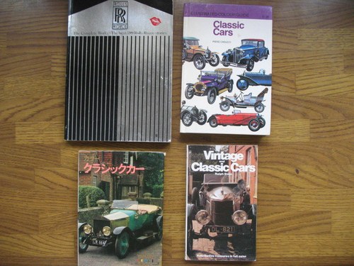 Four interesting books on Classic Motoring + Cars VENDUTO