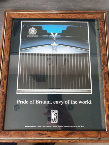 1985 Rolls-Royce advert Original  For Sale