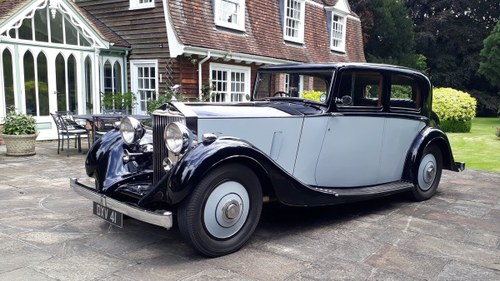 Rolls-Royce 25/30 H.J. Mulliner Sports Saloon 1936 Concours SOLD