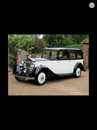 1938 Rolls Royce Limousine Hooper & Co 25/30 For Sale