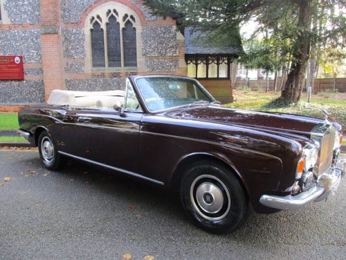 ROLLS CORNICHE CONVERTIBLE 1972 35,900 MILES   ONLY For Sale