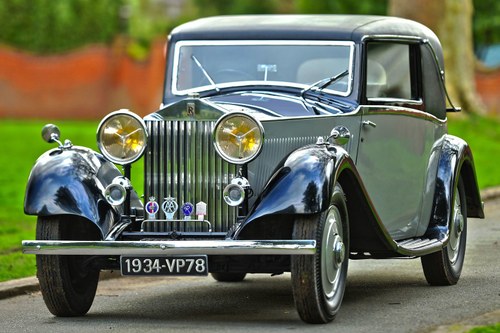 1934 Rolls Royce 20/25 Fixed Head Coupe by Barker For Sale