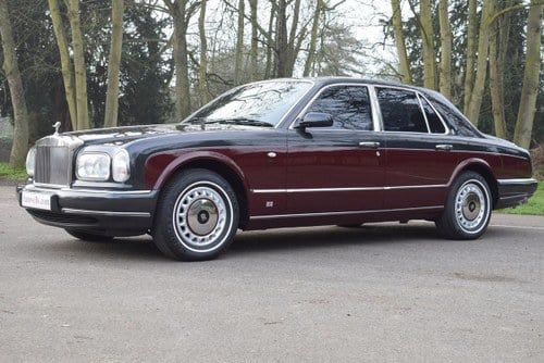 1998 R Rolls Royce Silver Seraph in Diamond Black / Claret For Sale