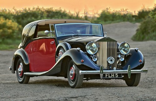 1938 Rolls Royce Wraith Gurney Nutting Sedanca Coupe In vendita
