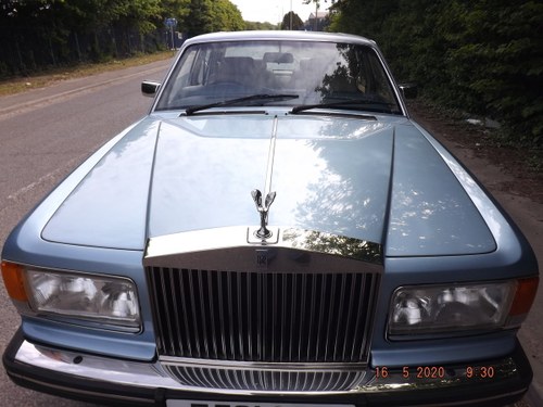 1987 Rolls Royce Silver Spirit, Larkspur Blue Meta For Sale
