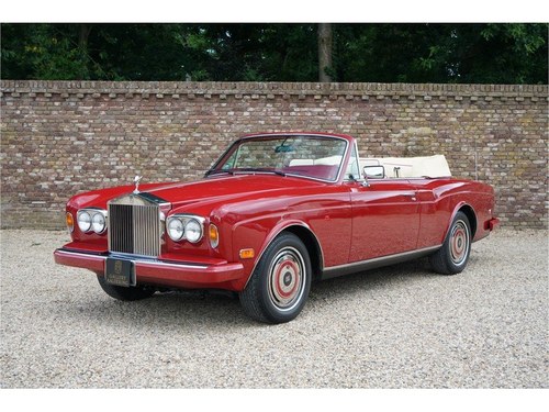 1988 Rolls-Royce Corniche Convertible series 3 ! only 44000 Miles For Sale