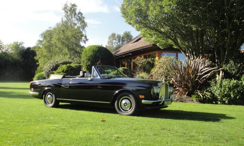 1972  ROLLS-ROYCE CORNICHE CONVERTIBLE For Sale by Auction