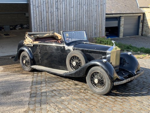 1937 Rolls Royce 25/30 Barker Sedanca De Ville For Sale