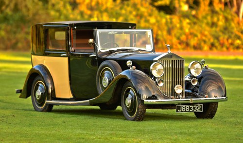 1936 ROLLS ROYCE 25/30 HOOPER BROUGHAM SEDANCA For Sale