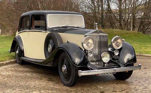 1937 Rolls-Royce 25/30 Mann Egerton Saloon GUN28 For Sale