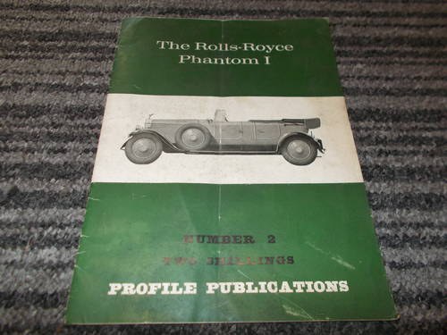 0000 rolls royce phantom 1 profile publication For Sale
