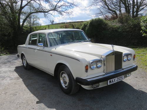 1978 ROLLS-ROYCE SILVER SHADOW II - £6,500 to £7,500 For Sale by Auction