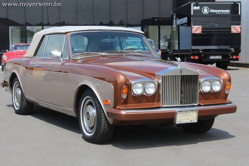 1981 ROLLS ROYCE CORNICHE CONVERTIBLE For Sale by Auction
