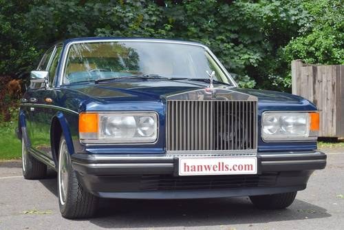 1992 J Rolls Royce Silver Spirit MK II in Royal Blue For Sale