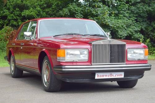 1981 W Rolls Royce Silver Spirit unmarked Claret For Sale