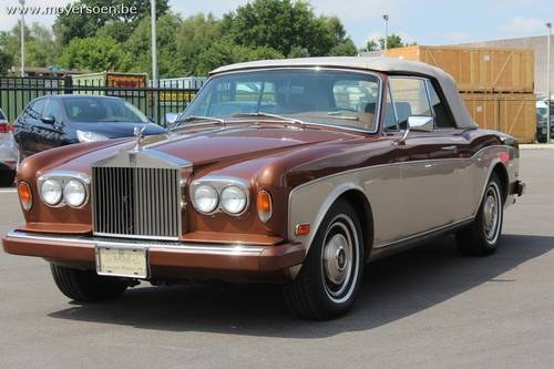 1981 Rolls Royce Corniche Convertible For Sale by Auction