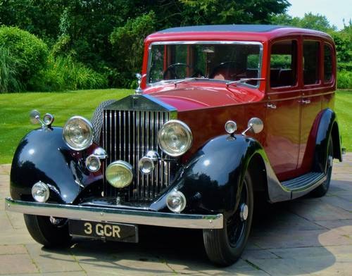 1935 ROLLS ROYCE 20/25 HOOPER LIMOUSINE documented very low miles For Sale