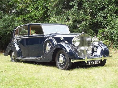 1940 ROLLS ROYCE WRAITH by HJ MULLINER 4DR RAZOR SPORTS LIMO For Sale