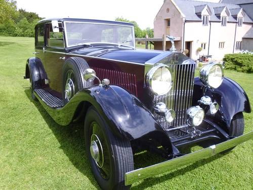 ROLLS-ROYCE 1934 20/25 SPORTS SALOON BY FREESTONE AND WEBB. VENDUTO