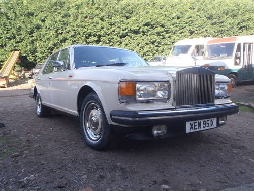 1982 rolls Royce silver spirit auction on 15/11/17 For Sale by Auction