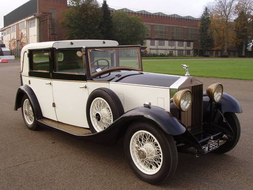 1933 Rolls Royce Sedanca de Ville by Windover In vendita