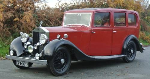 1936 ROLLS ROYCE 20/25 HOOPER LIMOUSINE very low documented miles For Sale
