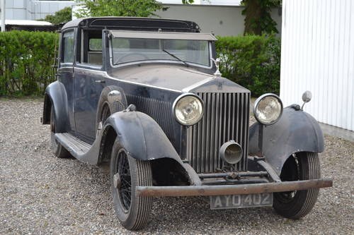 1934 Rolls Royce 20/25 Sedanca De Ville  SOLD