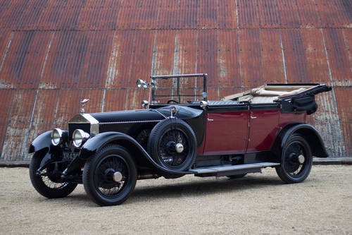1924 Rolls-Royce Silver Ghost Enclosed Cabriolet by Hooper For Sale