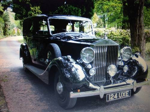 1939 Rolls-Royce Wraith Park Ward Limousine In vendita