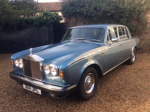 Rolls Royce Silver Shadow II 1978 For Sale by Auction