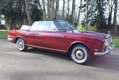 1969 G Rolls Royce MPW Convertible LHD in Regal Red For Sale