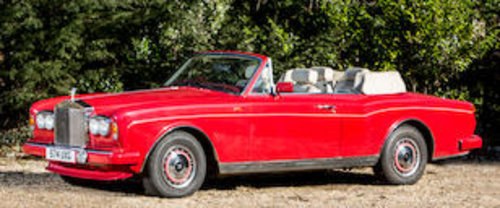 1991 ROLLS-ROYCE CORNICHE III CONVERTIBLE For Sale by Auction